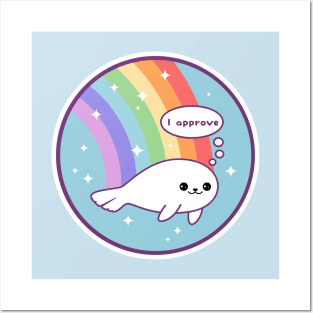 Rainbow Seal of Approval Posters and Art
